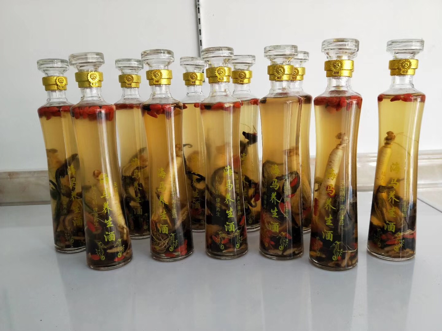 汕尾靈芝人參海馬養(yǎng)生酒500ml廣東潮汕特產地方特色年貨送禮藥酒